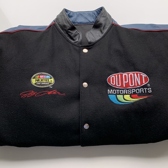 Vintage Jeff Gordon NASCAR Motorsports Reversible Varsity Jacket - Picture 7 of 13